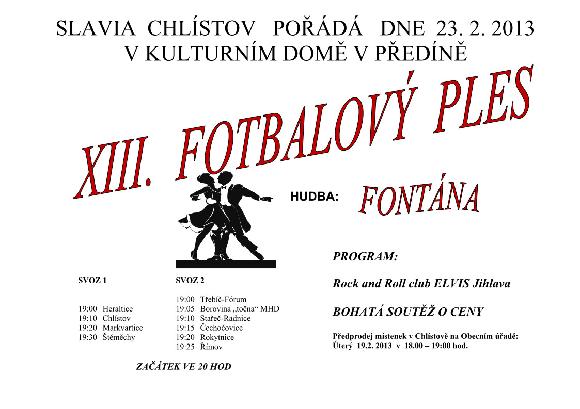 Slavia Chlístov ples 2013